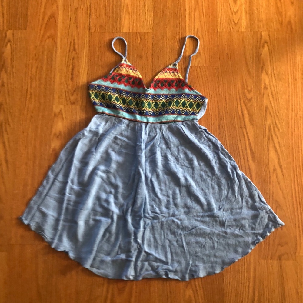 Blue Mini Dress